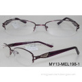 Metal optical glasses,temple fill color ,lady style